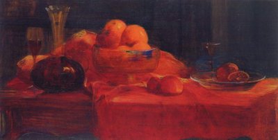 Still Life with Oranges by Curt Herrmann